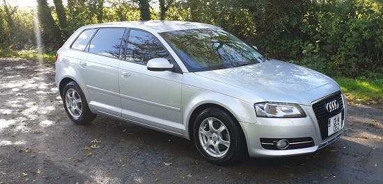 2013 Audi A3 Silver Right Front Outside